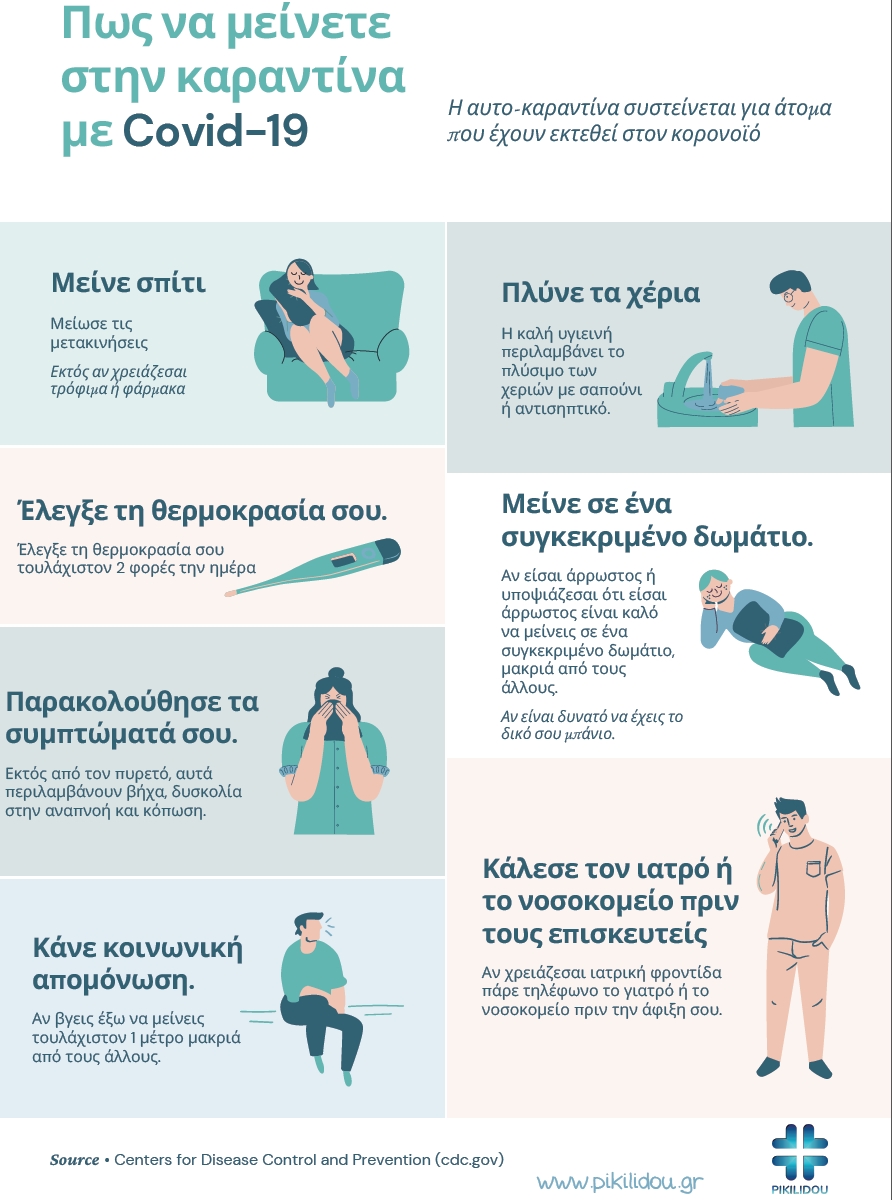 pos na minete stin karantina